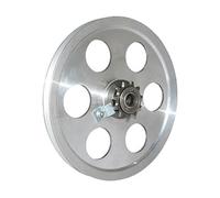 Poulie cyclo adaptable pgt-mbk 51 alu 6 trous avec pignons 11 dts