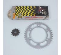 Kit Chaîne Regina Pour Moto Cagiva 125 N90 1990 À 1992 12x42 P 520 Al 125mm Neuf