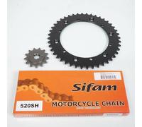 Kit Chaîne Sifam Pour Quad Yamaha 200 Yfs R Blaster 2003 À 2007 13x44 Neuf