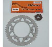 Kit Chaîne Sifam Pour Moto Gas Gas 300 Ec Racing Enduro 2t 2010 À 2017 13x51 Neuf