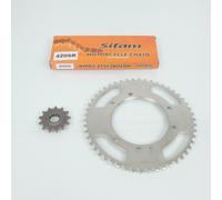 Kit Chaîne Sifam Pour Moto Rieju 50 Mrt Sm 2009 À 2019 13x50 Pas 420 Al 105mm