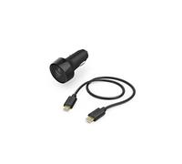 Kit charge allume cigare, USB-C, PD/Qualcomm, 18W, câble USB-C, 1,5m, noir