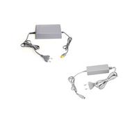 Kit Chargeur adaptateur câble de charge pour Nintendo Wii U : Console + Manette Gamepad - Longs Câbles -