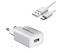 Kit chargeur blanc pour tablettes ASUS avec port micro usb Nexus 7 9 10 Z300 Z300M MeMO Pad FHD 10 / Transformer Book T100 T100TA