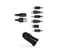 KIT CHARGEUR DE VOITURE THOMSON 12/24V 2A AVEC 6 CONNECTEURS :