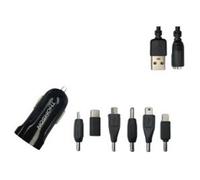 Kit chargeur de voiture Thomson 12/24V 2A avec 6 connecteurs:Compatible MINI USB-MICRO USB- NOKIA 6110 -NOKIA MINI-USB-C- LIGHTNING