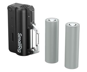 Kit chargeur SmallRig 6091 avec 2 batteries 21700 de 5000 mAh, noir