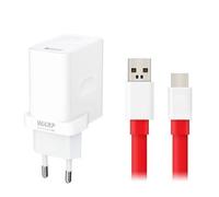 Kit Chargeur Warp Charge 30 Fast Charge + Câble De Chargement Warp Charge Type-C 100cm Pour Oneplus Nord