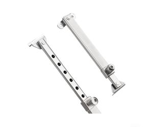 Kit Charnière Fenêtre Universelle Double Vitrage UPVC | Bras télescopique fluide, bloqueur de limite, contrôle angle pour précis, empêche claquement vent(6)