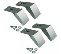 Kit Charnière Porte Réfrigérateur Congélateur Liebherr Fixation Vis Argent x 2