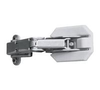 Kit charnière pour meuble de réfrégirateurs Kamat angle douverture 115 à visser pour panneau de 16 et 19 mm