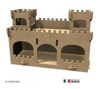 Kit Château fort en Bois à décorer Marron G
