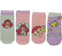 Kit chaussettes Disney Princess - pack de 4 chaussettes, bas, socquettes pour filles 27/30