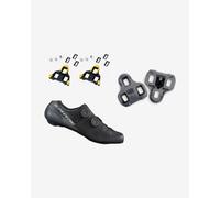 Kit Chaussures Shimano RC9 S-PHYRE + Cales Shimano SM-SH11 + Cales Look Kéo Grip 4.5º - 45