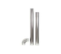 Kit cheminée d'évacuation des gaz de combustion pour chauffages infrarouges diesel WD46IK 56IK 74IK MW Tools WDKBS