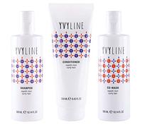 Kit cheveux cheveux boucés YVYLINE | Shampoo Cheveux Curly Girl Method + Co-wash cheveux bouclés + Conditioner balsamo | Pour cheveux doux, hydratés, légers, brillants et faciles à peigner | Set 3 pièces