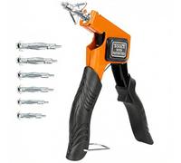 Kit Cheville Molly avec Pince, Assortiment avec 30 cheville Molly Metallique pour Placo Brique Creuse, Pince Professionnel Convient à M4/M5/M6