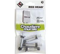 kit chevilles à expansion chaudière murale RED HEAD, Diam.12 x L.50 mm G