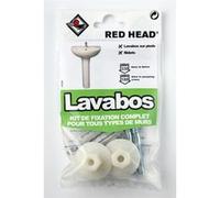 kit chevilles à expansion lavabo RED HEAD, Diam.10 x L.30 mm G