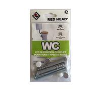 kit chevilles à verrouillage de forme wc RED HEAD, Diam.8