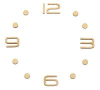 Kit Chiffres Horloge En Bois Autocollants 19x25mm Modèle 9 Pouces Numéros Arabes + Points Remplacement DIY Décoration Murale