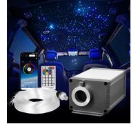 Kit Ciel de Toit Étoilé Voiture-VEVOR-450 PCS-Lumières Plafond Fibre Optique Scintillante 0,76 mm 3 m 16 W