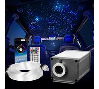 Kit Ciel de Toit Étoilé Voiture-VEVOR-550 PCS-Lumières Plafond Fibre Optique Scintillante 0,76 mm 3 m 16 W