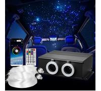 Kit Ciel de Toit Étoilé Voiture-VEVOR-900 PCS-Lumières Plafond Fibre Optique Scintillante 0,76 mm 3 m 20 W