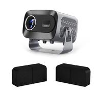 Kit Cinéma KYF - Vidéoprojecteur Android 13 4K + Mur d’Enceintes Bluetooth Modulables 20W