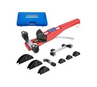 Kit cintreuse de tubes manuelle à cliquet 7 matrices 6 à 22 mm 90 degrés