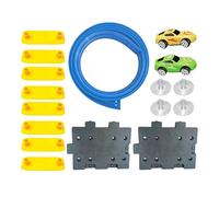Kit circuit de course avec voitures - Jouet avec moteur d'inertie - Jouet familial, maternelle, salon, activités, anniversaire, vacances