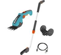 Kit cisaille a gazon ComfortCut Li + manche télescopique + roues - 3,6 V/3,0 Ah - Protection de lames Câble USB-C- 9889-20