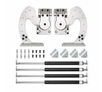 Kit Ciseaux Universel avec Charnières en Acier Inoxydable et Alliage Supports Préfabriqués pour Installation sans Soudure Look Distinctif pour Amélioration Esthétique Véhicules