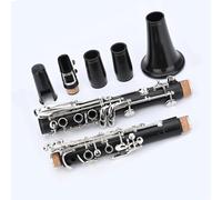 Kit Clarinettes Clarinette Plate Professionnelle 19 Touches B Ébène Plaqué Argent