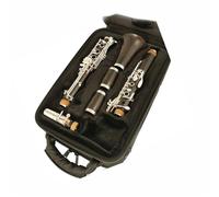 Kit Clarinettes Clarinette Professionnelle Plaquée Argent 19 Touches Ébène Si Plat