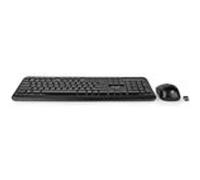 Nedis Kit clavier et souris sans fil – connexion USB, QWERTY