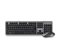 Kit Clavier et Souris - NGS - IDOL - Sans fil - 12 touches multimédia - 800/1200/1600 DPI