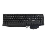 Kit clavier et souris sans fil, clavier sans fil pleine taille, souris Bluetooth 2,4 GHz Combo pour PC/Mac,/Windows