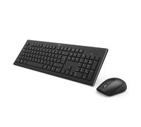 Hama Ensemble clavier et souris d'ordinateur sans fil, clavier ukrainien, souris 1600 dpi, Noir