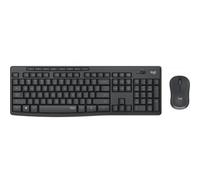 Logitech MK295 Silent - Ensemble clavier et souris - sans fil - 2.4 GHz - Italien - graphite G