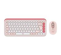 Kit Clavier Et Souris Sans Fil Logitech Pop Icon Keys Rose