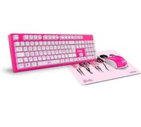 Kit Clavier, Souris et Tapis de Souris Barbie KANDY -, Rose