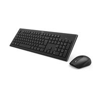 Hama Ensemble Clavier Souris d'ordinateur (Clavier ukrainien, sans Fil, sans Fil, 1600 dpi, Souris pour Ordinateur, PC) Noir