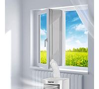 Kit Climatiseur Mobile Fenêtre avec Tuyau Cache Joint de Calfeutrage Compatible Sèche-Linge & Déshumidificateurs Installation Facile