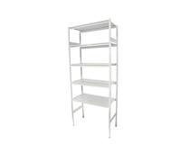 Kit clip Top 5 plateaux 80 x 40 cm BOURG Blanc neige - P-KCT84BL