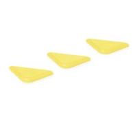 Kit Clips de Codage des Couleurs HACCP en Polypropylène Jaune x 50 Was Germany Blanc