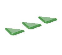 Kit Clips de Codage des Couleurs HACCP en Polypropylène Vert - Lot de 50 - WAS Germany