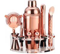 Kit Cocktail 12 Pièces avec Support Or Rose Vendos85