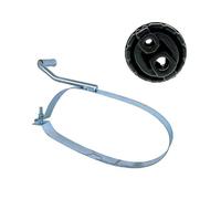 Kit Collier d'Echappement Sangle de Fixation Silencieux Arrière Côté Gauche AVEC Silentbloc compatible pour 206 + SW CC Van - 170632 175562