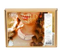 Kit Collier Macrame - GRAINE CREATIVE - Référence 791055 - Enfant - Métal doré - Coton naturel